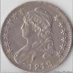 1812 Capped Bust Lettered Edge