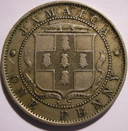 George V - One Penny 1926 - Jamaica