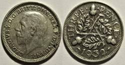 George V - 3 Pence 1932 - United Kingdom (ex.2)