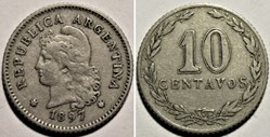 Argentina - 10 Centavos 1897