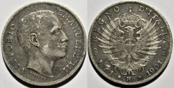 1901 Royaume d'Italie, Lira, Roma - Vittorio Emanuele III (ex.2)