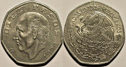 México 1978 - 10 Pesos, M. Hidalgo Costilla- E.U Mexicanos