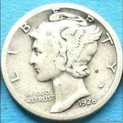 1928 Denver Dime