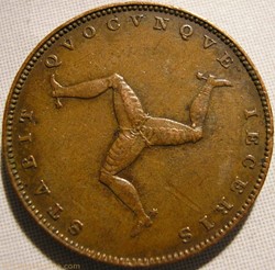 Victoria - Farthing 1839 - Isle of Man