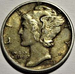 1943 Dime