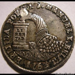 1853 La Paz - Médaille Hôtel de la Monnaie - M.I. Belzu Pdt