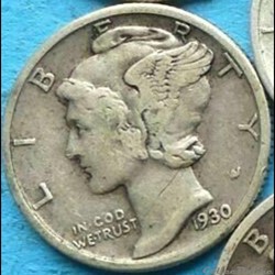 1930 Dime