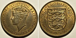 George VI - 1/24 Shilling 1937 - Jersey