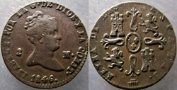 1846 Segovia, 2 Maravedis - Isabel II España