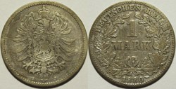 Wilhelm I - 1 Mark 1880, Hamburg - German Empire