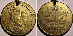 Edward VII & Alexandra - 1902 Coronation Medal - UK