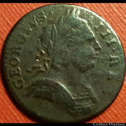 1774 Farthing - No Regal - George III of Great Britain