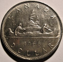 Elizabeth II - 1 Dollar 1968