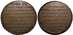 Religious Token - Psalm & Proverb, UK
