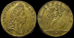 Louis XIV - c.1700 Jeton, mesures de sécurité publiques