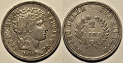 1813 Royaume de Naples, 2 Lire - Joachim Murat