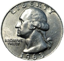 1963 Denver Quarter Dollar