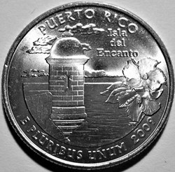 2009 P Quarter Dollar - Puerto Rico