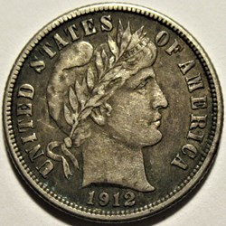 1912 San Francisco Dime