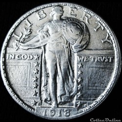 1918 San Francisco Quarter Dollar