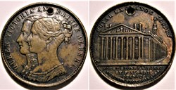 Queen Victoria & Albert - Token, Opened of the Royal Exchange of London, GB