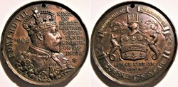 Edward VII - Medal Coronation 1902, B. of Cambridge, England
