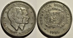 Dominican Republic - 5 Centavos 1986, Sanchez and Mella