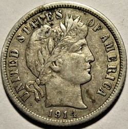 1914 Denver Dime