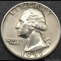 1951 San Francisco Quarter Dollar