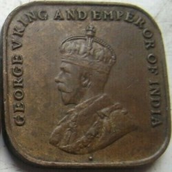 George V - One Cent 1920 - Straits Settlements (ex.3)
