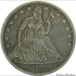 1871 Half Dollar