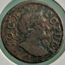 1760 Half Penny, Hibernia - Voce Populi Token