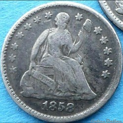 1858 Half Dime (ex.3)