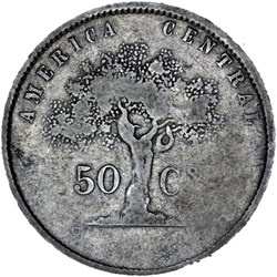 Costa Rica - 50 Centavos 1865