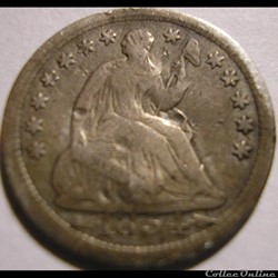 ←1854→ Half Dime (ex.2)