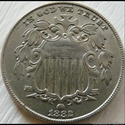 1882 5 Cents