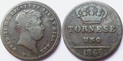 1846 Tornese, Royaume de Naples - Ferdinando II