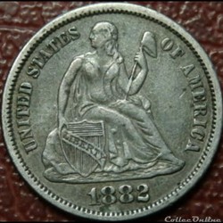 1882 Dime / 10 Cents