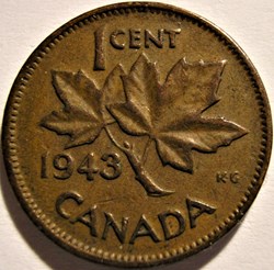 George VI - 1 Cent 1943 (ex.2)