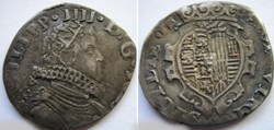 1623 Regno di Napoli 1 Tari - Filippo IV d'Absurgo