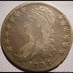 1808 Capped Bust Lettered Edge