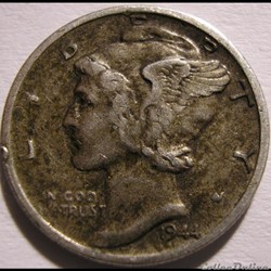 1944 San Francisco Dime
