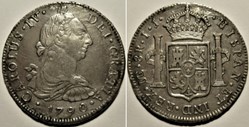 Peru - 8 Reales 1790 Lima - Carlos IV de España