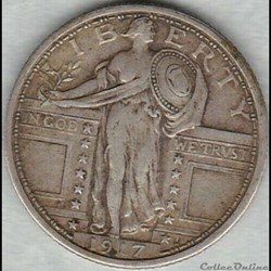 1917 Quarter Dollar - 1st Type