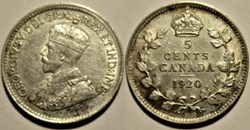 George V - 5 Cents 1920 (ex.2)