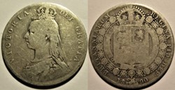 Victoria - Half Crown, 1890 - Kingdom of Great Britain