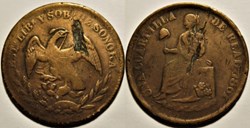México - 1/4 Real 1861 State of Sonora - 2nd Republic (Error)