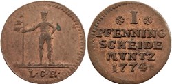 Georg III - 1 Pfennig 1771 - Duchy of Brunswick-Lüneburg-Calenberg-Hannover