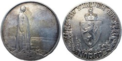 Haakon VII of Norway - 2 Kroner 1914 - 100th Anniversary Constitution