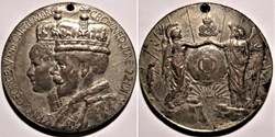George V & Mary - 1911 Coronation Medal Britannia & Peace, UK